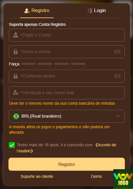 Recompensas VIP wowjogo.com